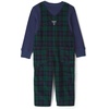 image:imageOSHKOSH BGOSH Baby Boys 2piece Overall SetsBlue Green Plaid