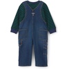 image:imageOSHKOSH BGOSH Baby Boys 2piece Overall SetsBlue Green Stripe