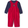 image:imageOSHKOSH BGOSH Baby Boys 2piece Overall SetsRed Blue Khaki Cabin
