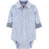 image:imageOSHKOSH BGOSH Baby Boys Buttonfront BodysuitBlue Anchor