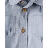 image:imageOSHKOSH BGOSH Baby Boys Buttonfront BodysuitBlue Trees