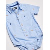 image:imageOSHKOSH BGOSH Baby Boys Buttonfront BodysuitFood Print