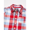 image:imageOSHKOSH BGOSH Baby Boys Buttonfront BodysuitRed Blue Plaid