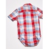 image:imageOSHKOSH BGOSH Baby Boys Buttonfront BodysuitRed Blue Plaid