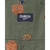image:imageOSHKOSH BGOSH Baby Boys Worlds Best OverallsGreen Patch Print