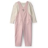 image:imageOSHKOSH BGOSH Baby Girls 2piece Overall SetsPink White Hickory Stripe