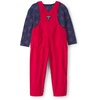 image:imageOSHKOSH BGOSH Baby Girls 2piece Overall SetsRed Blue Stripe