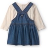 image:imageOSHKOSH BGOSH Baby Girls Dress SetBlue Denim Light Wash