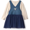 image:imageOSHKOSH BGOSH Baby Girls Dress SetBlue Navy Ivory