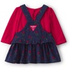 image:imageOSHKOSH BGOSH Baby Girls Dress SetNavy Red Floral