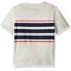 image:imageOSHKOSH BGOSH Boys Short Sleeve HenleyGrey Stripe