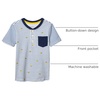 image:imageOSHKOSH BGOSH Boys Short Sleeve HenleySmiley Stripe