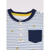 image:imageOSHKOSH BGOSH Boys Short Sleeve HenleySmiley Stripe
