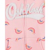 image:imageOSHKOSH BGOSH Girls Logo HoodiePink Rainbows
