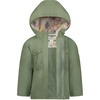 image:imageOSHKOSH BGOSH girls Midweight Hooded Anorak Jacket CoatOlive Drab