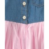 image:imageOshKosh BGosh Baby Girls DressLight Wash Denim Tulle