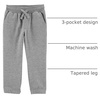 image:imageOshKosh BGosh Boys Classic Pullon SweatpantsMedium Grey Heather