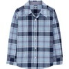 image:imageOshKosh BGosh Boys Long Sleeve Woven Buttonfront ShirtBlue Plaid