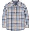 image:imageOshKosh BGosh Boys Long Sleeve Woven Buttonfront ShirtMulti Plaid