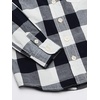 image:imageOshKosh BGosh Boys Long Sleeve Woven Buttonfront ShirtNavy Plaid Print
