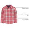 image:imageOshKosh BGosh Boys Long Sleeve Woven Buttonfront ShirtReady Rose