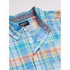 image:imageOshKosh BGosh Boys Short Sleeve Woven Buttonfront ShirtBlueOrange Plaid