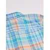 image:imageOshKosh BGosh Boys Short Sleeve Woven Buttonfront ShirtBlueOrange Plaid