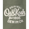 image:imageOshKosh BGosh Boys Short Sleeve Woven Buttonfront ShirtGreen Olive