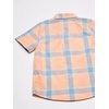 image:imageOshKosh BGosh Boys Short Sleeve Woven Buttonfront ShirtOrange Plaid