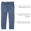 image:imageOshKosh BGosh Boys Slim Stretch Chino PantsSolid Navy