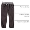 image:imageOshKosh BGosh Boys Stretch Canvas Pullon JoggerPhantom