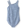 image:imageOshKosh BGosh Girls Onepiece SwimsuitBlueWhite Bandana