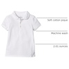image:imageOshKosh BGosh Girls ShortSleeve Uniform PoloIvory