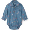 Blue Chambray Snow