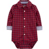 Dark Red Plaid
