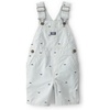 Green/White Stripe Shortall
