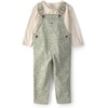 image:imageOSHKOSH BGOSH Baby Girls 2piece Overall SetsGreen Ivory Floral