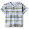 image:imageOSHKOSH BGOSH Boys Short Sleeve HenleyBlue Wash