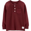 image:imageOSHKOSH BGOSH Boys Thermal Pocket HenleyTerra Stone Henley