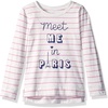 image:imageOSHKOSH BGOSH Girls Sequin Pullover HoodieGrey Stripe Paris