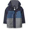 image:imageOsh Kosh boys Midweight Fleece Lined Windbreaker JacketTransitional JacketDeep Navy Blue Grey