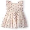 White/Red Floral