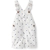 White/Blue Polka Dot