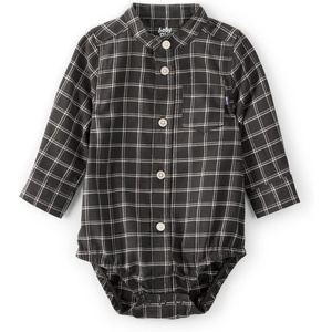 image:imageOSHKOSH BGOSH Baby Boys Buttonfront BodysuitBlack Plaid