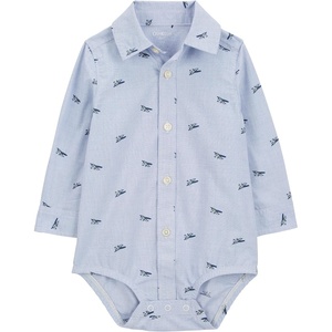 image:imageOSHKOSH BGOSH Baby Boys Buttonfront BodysuitBlue Plane