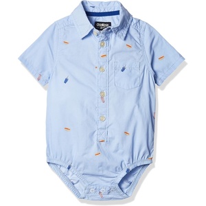 image:imageOSHKOSH BGOSH Baby Boys Buttonfront BodysuitFood Print