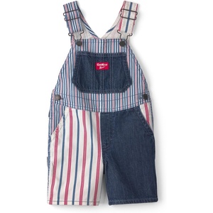 image:imageOSHKOSH BGOSH Baby Boys Worlds Best OverallsBlueRed Striped