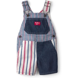 image:imageOSHKOSH BGOSH Baby Boys Worlds Best OverallsBlueRed Striped