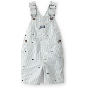 image:imageOSHKOSH BGOSH Baby Boys Worlds Best OverallsGreenWhite Stripe Shortall