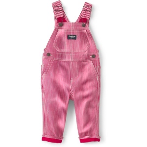 image:imageOSHKOSH BGOSH Baby Boys Worlds Best OverallsRed White Hickory Stripe
